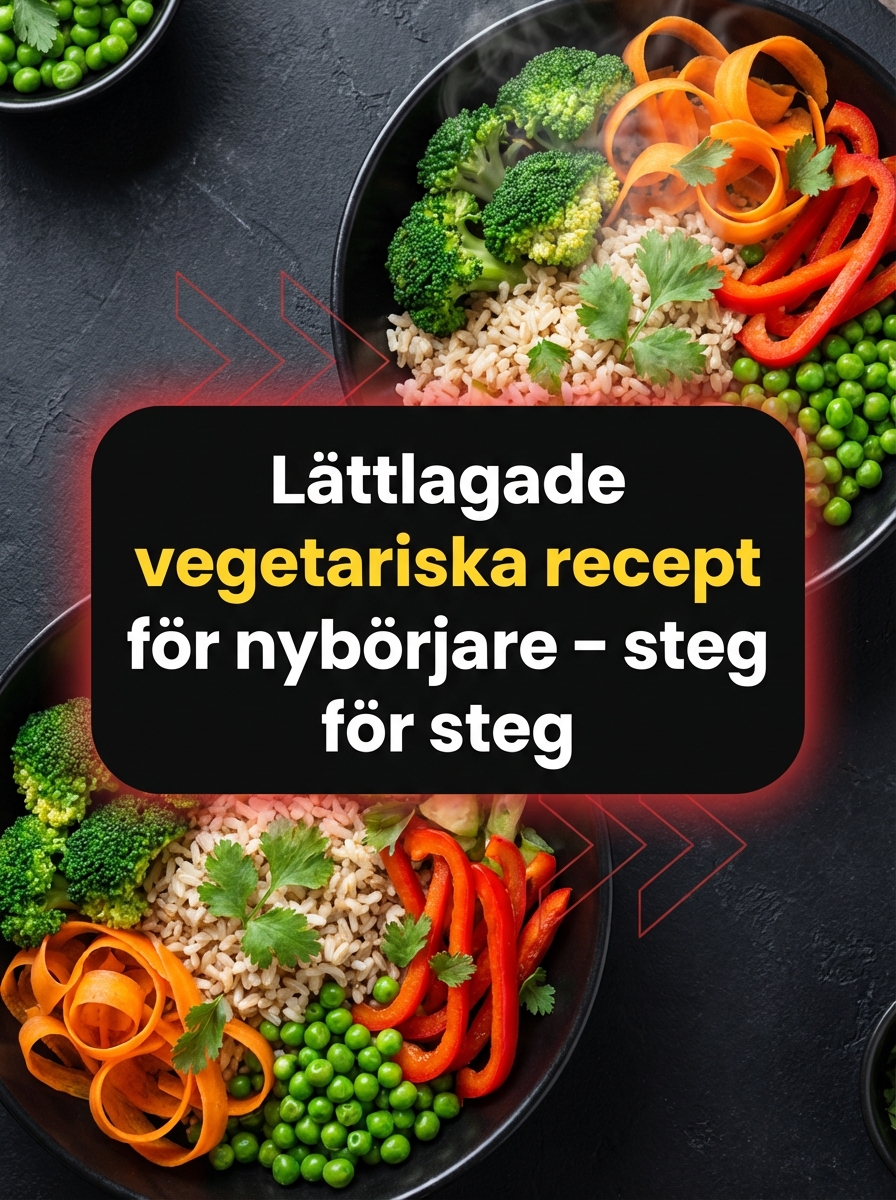 Lättlagade vegetariska recept för nybörjare – steg för steg